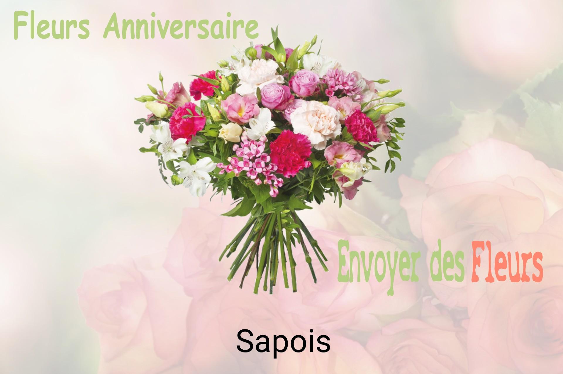 Bouquet de fleurs d’anniversaire livré à Sapois